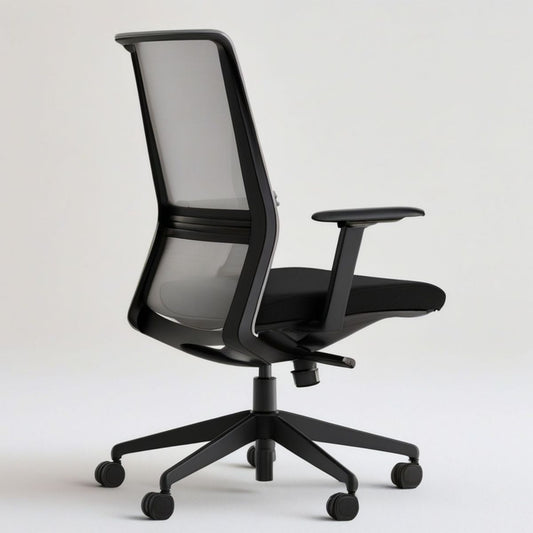 Ergonomischer Bürodrehstuhl Schwarz, 65 x 65 x 118–128 cm